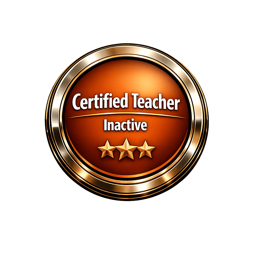 Certified Teacher Inactive Badge